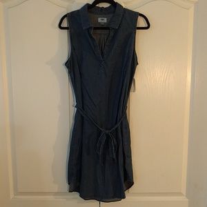 Old Navy chambray tank dress
